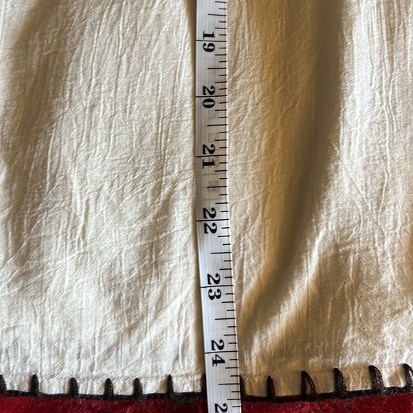 Chadwick’s Embroidered Crochet Tunic Scoop Neck Boho Resort Wear Top - Picture 10 of 14